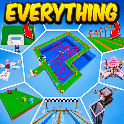 All in One Map V2 | 50+ Games, Ai Bot PvP, MLG, Races & Boss Fights